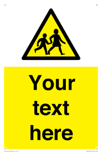 Custom Warning children Sign